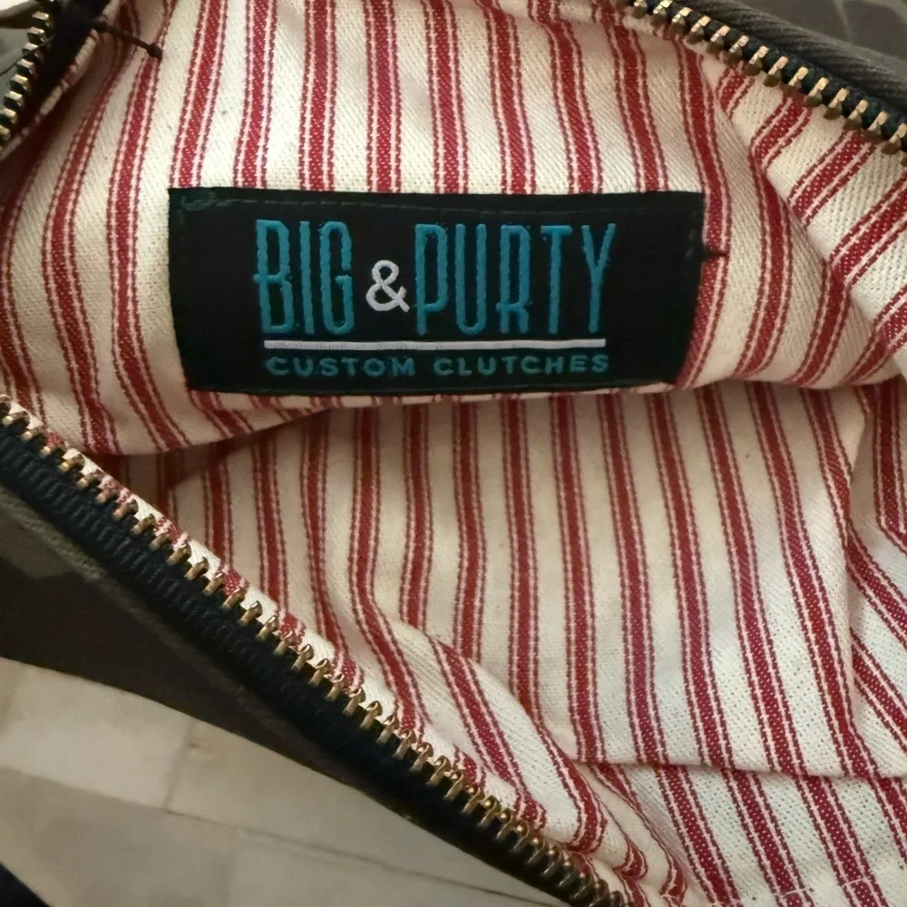 Fringe Camouflage Clutch Bag